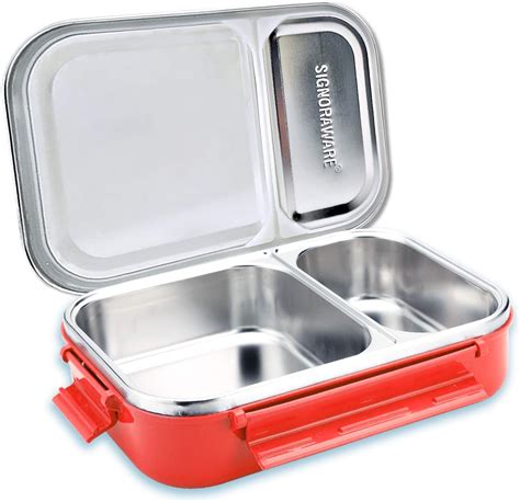 red metal lunch box|lunch box steel for office.